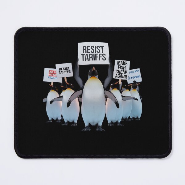 Item preview, Resist Penguins Protest Against Tariffs designed and sold by MythWoot.