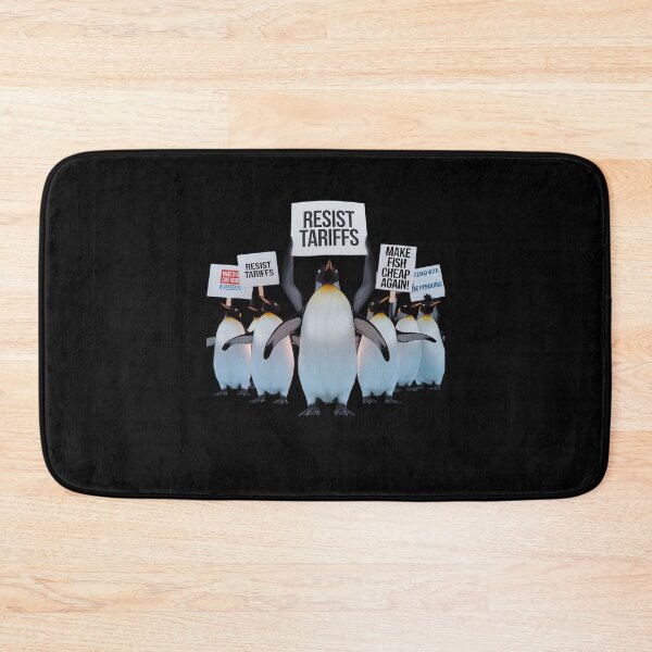 Item preview,  Resist Penguins Protest Against Tariffs  designed and sold by MythWoot.