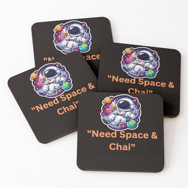 Item preview, Need Space and Chai - Cute Astronaut designed and sold by TrustMe Studio™.