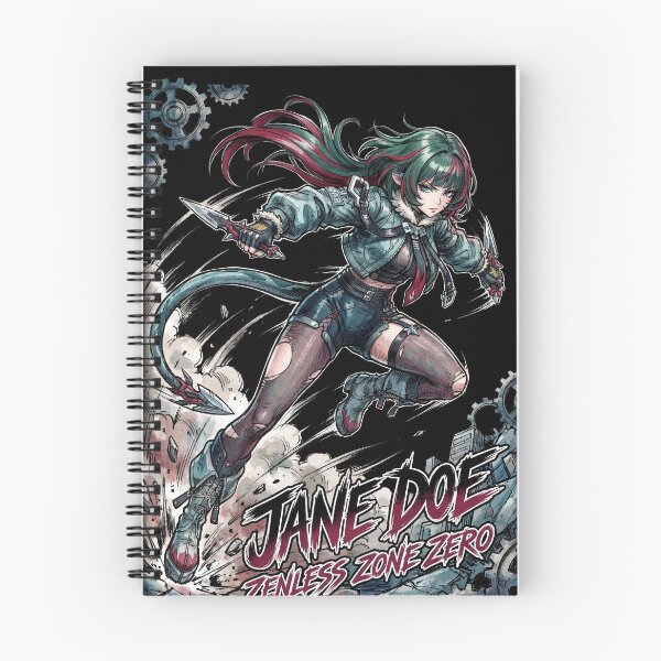 Item preview, Jane Doe Zenless Zone Zero ZZZ Public Security Physical Anomaly Rat Thiren Tail Blade Infiltrator Shield Dash Fan Art Portrait Poster T-Shirt Sticker Gift designed and sold by Senpaiwaves.
