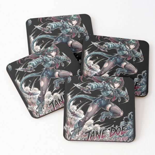 Item preview, Jane Doe Zenless Zone Zero ZZZ Public Security Physical Anomaly Rat Thiren Tail Blade Infiltrator Shield Dash Fan Art Portrait Poster T-Shirt Sticker Gift designed and sold by Senpaiwaves.