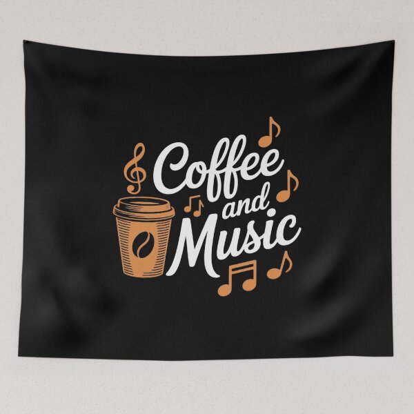 Item preview, Caffeine Lover Music Makes Happy Coffee And Music designed and sold by VerseFarm.