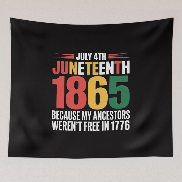 Item preview, 1865 Is Freedom Day My Ancestors Not Free in 1776 Juneteenth designed and sold by jewellmeyers.