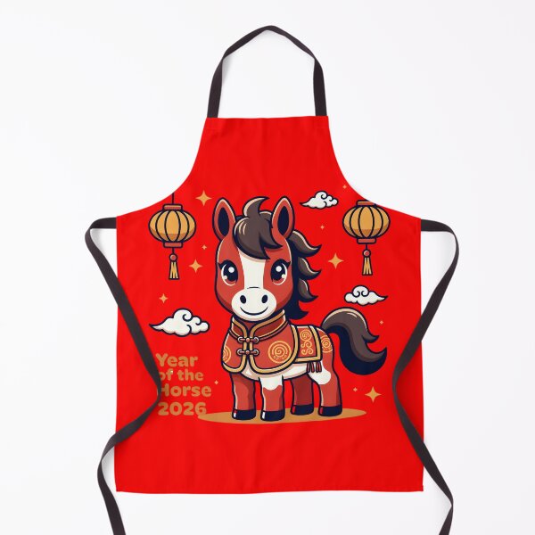 Item preview, Mini Horse Chinese New Year 2026 Kawaii Kids designed and sold by GrumpySableye.