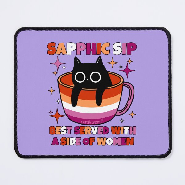 Item preview, Sapphic Sip - Lesbian Design designed and sold by outandworn.