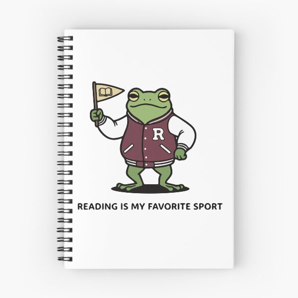 Item preview, Funny Frog Varsity Jacket Reader Bookworm Sports Team designed and sold by Floomart.