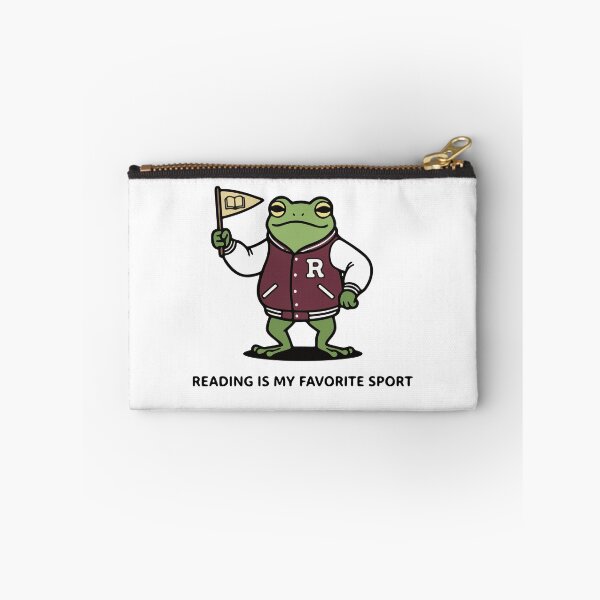 Item preview, Funny Frog Varsity Jacket Reader Bookworm Sports Team designed and sold by Floomart.