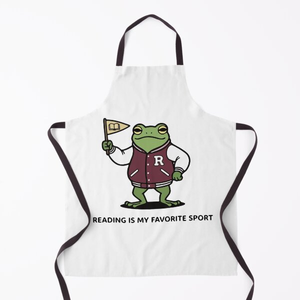 Item preview, Funny Frog Varsity Jacket Reader Bookworm Sports Team designed and sold by Floomart.