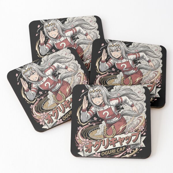 Item preview, Oguri Cap Umamusume Pretty Derby Horse Girl Racing Idol Greedy Glutton American Style Cap Fan Art Portrait Poster T-Shirt Sticker Print Gift designed and sold by Senpaiwaves.