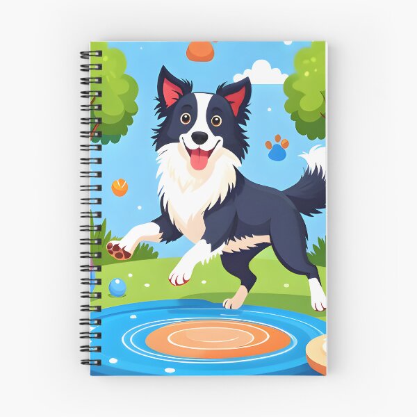 Item preview, Happy Border Collie Playtime designed and sold by PawJoyParents.