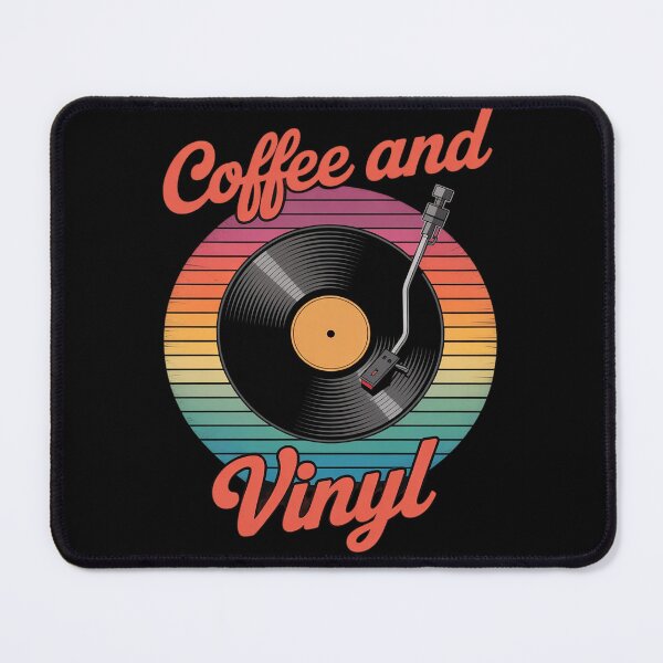 Item preview, Coffee and Vinyl Record Vintage Music designed and sold by VerseFarm.