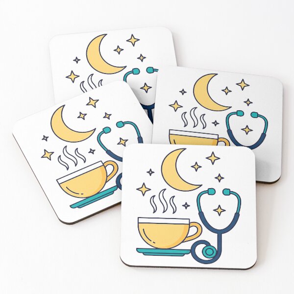 Item preview, Night Shift Nurse Coffee Aesthetic Cute designed and sold by SholoStudio.