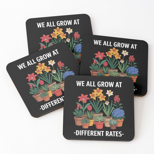 Item preview, We All Grow At Different Rates Back To School Teacher designed and sold by RsFilsingerArt.