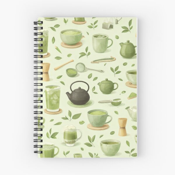 Item preview, Green Tea Ceremony Seamless Pattern Illustration designed and sold by juthamas8426.