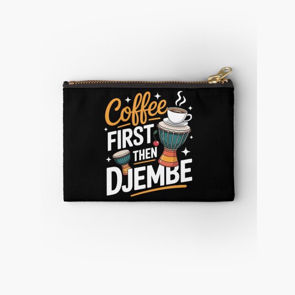 Item preview, Coffee First Then Djembe Mandinka African Music Djembe  designed and sold by VerseFarm.