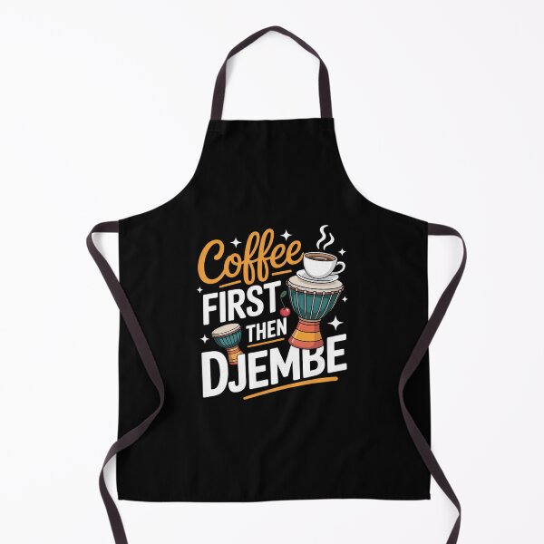 Item preview, Coffee First Then Djembe Mandinka African Music Djembe  designed and sold by VerseFarm.