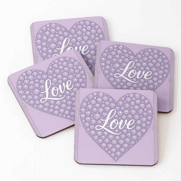 Item preview, Lilac Jeweled Love Heart designed and sold by DesignsByPrnces.