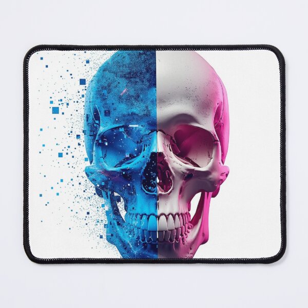Item preview, Modern Skull Design with Pixel Effect designed and sold by Wonderful Designs.
