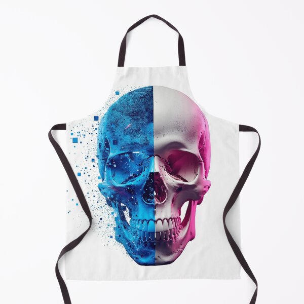 Item preview, Modern Skull Design with Pixel Effect designed and sold by Wonderful Designs.