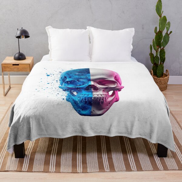 Item preview, Modern Skull Design with Pixel Effect designed and sold by Wonderful Designs.