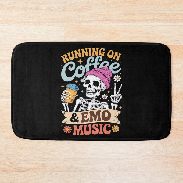 Item preview, Coffee Lover Caffeinated Running On Coffee & Emo Music  designed and sold by VerseFarm.