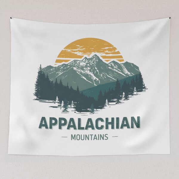 Item preview, Appalachian Mountains designed and sold by GoodOldVintage.