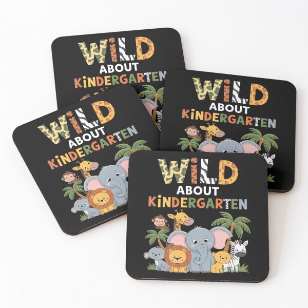 Item preview, Wild About Kindergarten Teacher Student Zoo Safari designed and sold by RsFilsingerArt.
