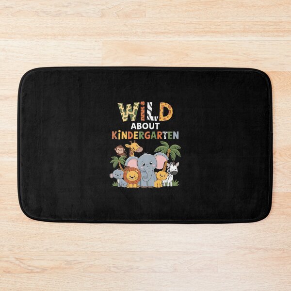 Item preview, Wild About Kindergarten Teacher Student Zoo Safari designed and sold by RsFilsingerArt.