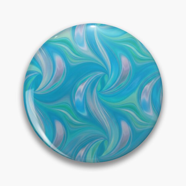 Item preview, Fluid Holographic Teal Aqua Fractal Flow designed and sold by JillyJ05.