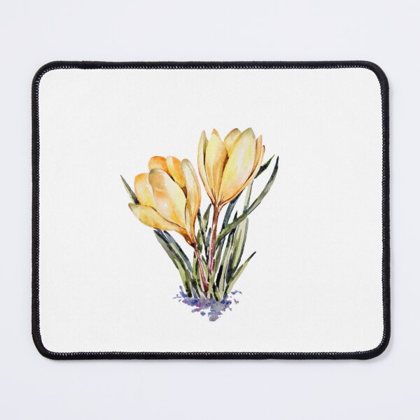 Item preview, Yellow Crocuses – Watercolour Botanical Illustration designed and sold by lippostcard.