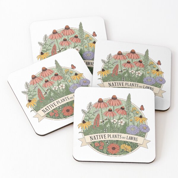 Item preview, Vintage Native Plants Not Lawns Gardener designed and sold by SholoStudio.