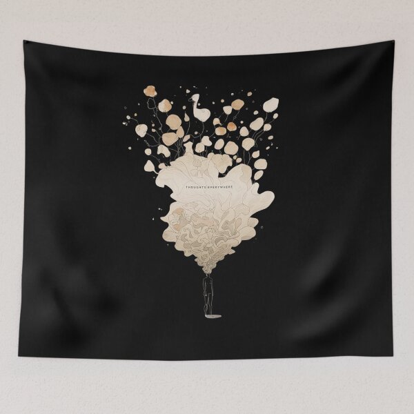 Item preview, Thoughts Everywhere – Abstract Mind Illustration designed and sold by Katzpy.