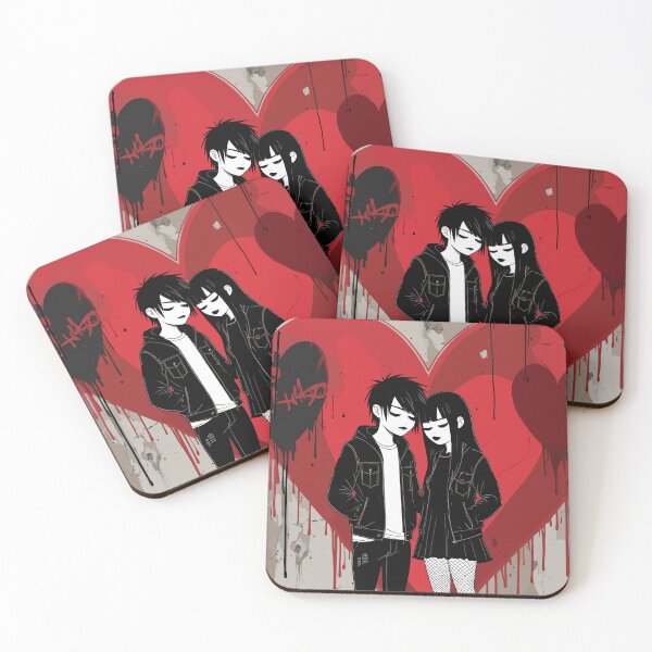 Item preview, emo couples designed and sold by lotsagoth.