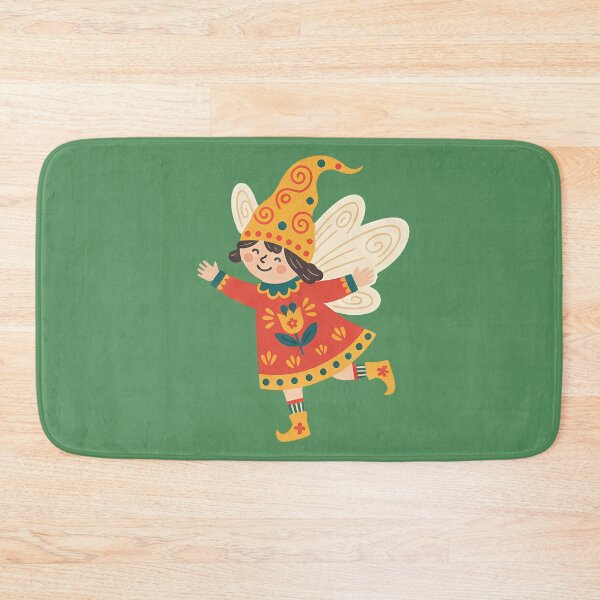 Item preview, Flying Fairy – Scandinavian Folk Art by heidiannemorris © designed and sold by FOLK ART FUSION by heidiannemorris.