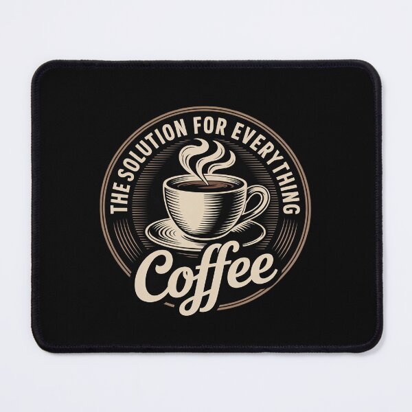 Item preview, Coffee The Solution For Everything Funny Coffee Lovers designed and sold by VerseFarm.
