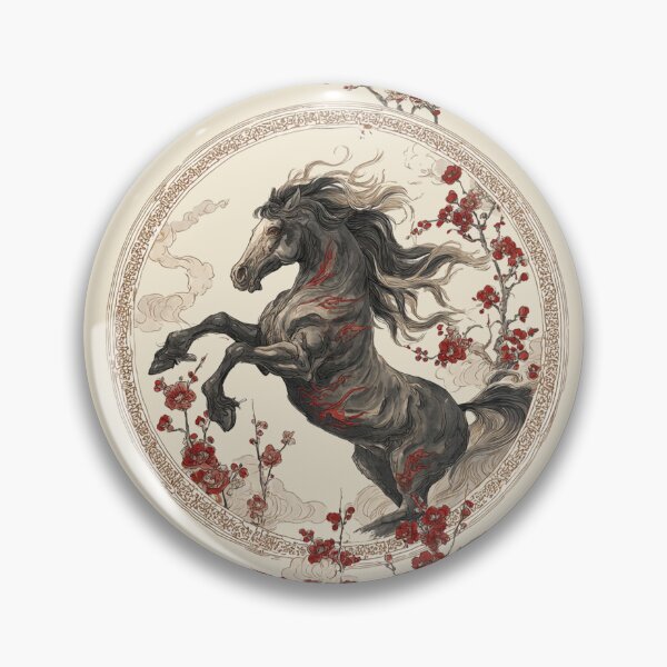 Item preview, Year of the Horse 2026 Lunar New Year Papercut designed and sold by PixelQ.