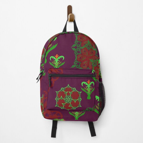 Item preview, Mystic Burgundy Mandala Floral Pattern designed and sold by OIL Pattern Design .