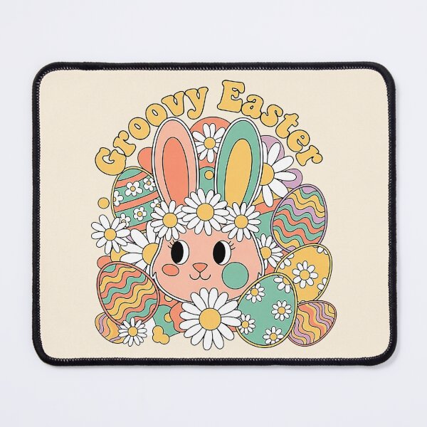 Item preview, Groovy Retro Easter Bunny Art designed and sold by SholoStudio.