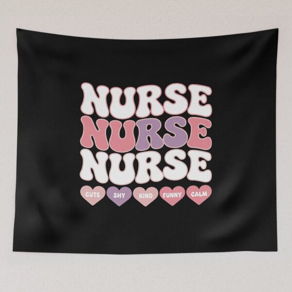 Item preview, Valentine ER ICU NICU RN Nurses Women Retro Nursing Medical designed and sold by traceydowns.