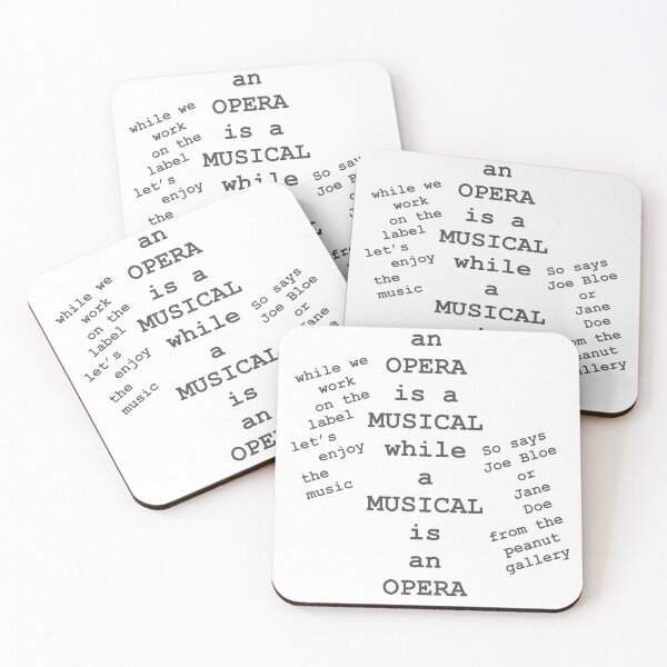 Item preview, An Opera is a Musical is an Opera designed and sold by SUSY JOHNSEN/SUSY-J.