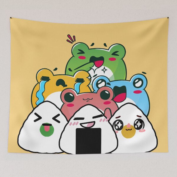 Item preview, Frog Family and Onigiri Friends designed and sold by Kanniax.