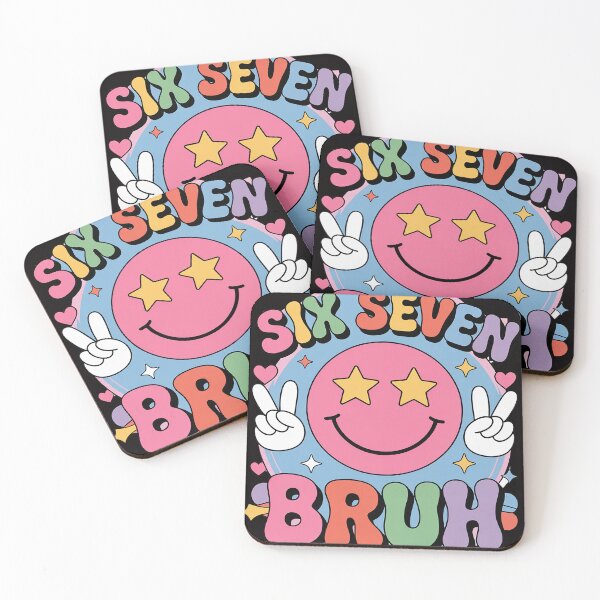 Item preview, 67 Happy Face 6-7 Six Seven Bruh designed and sold by DarioRosales.