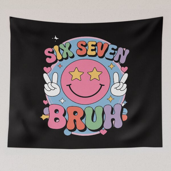 Item preview, 67 Happy Face 6-7 Six Seven Bruh designed and sold by DarioRosales.