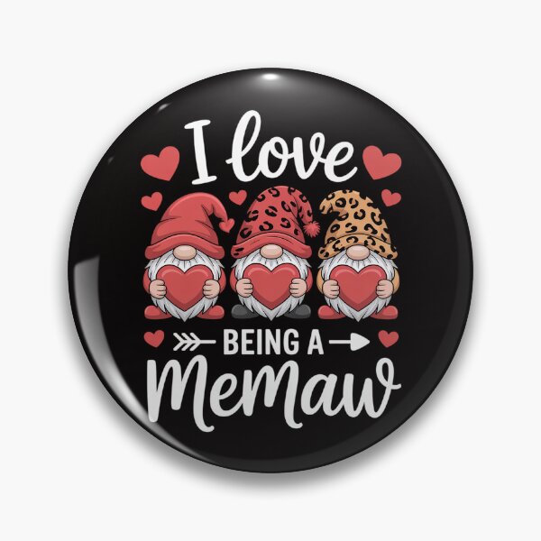 Item preview, Three Gnomes I Love Being A Memaw Valentines Day Women designed and sold by DarioRosales.