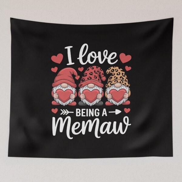 Item preview, Three Gnomes I Love Being A Memaw Valentines Day Women designed and sold by DarioRosales.