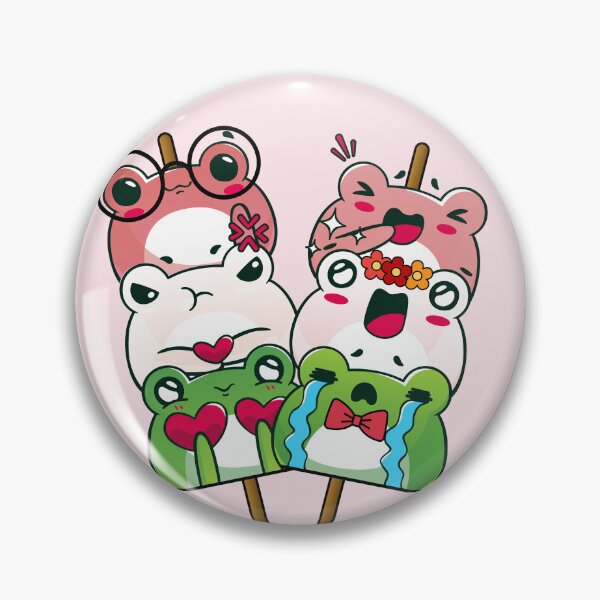 Item preview, Kawaii Frog Dango Twin Skewers designed and sold by Kanniax.