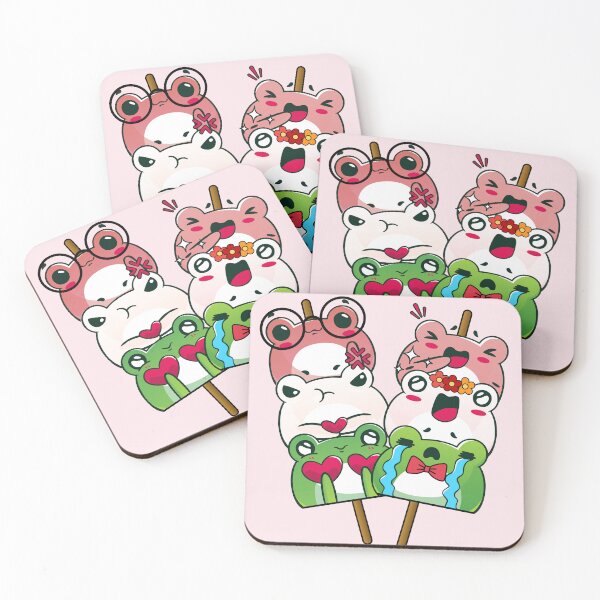 Item preview, Kawaii Frog Dango Twin Skewers designed and sold by Kanniax.