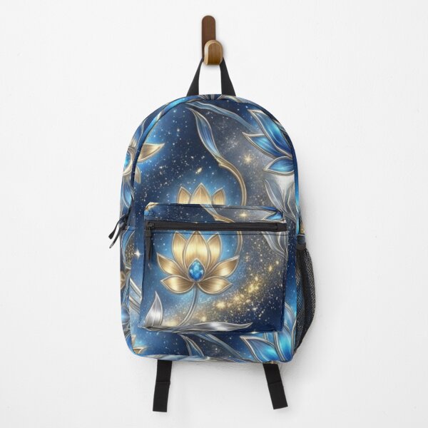 Item preview, Golden Celestial Blooms - Starry Night Dream Pattern designed and sold by JillyJ05.