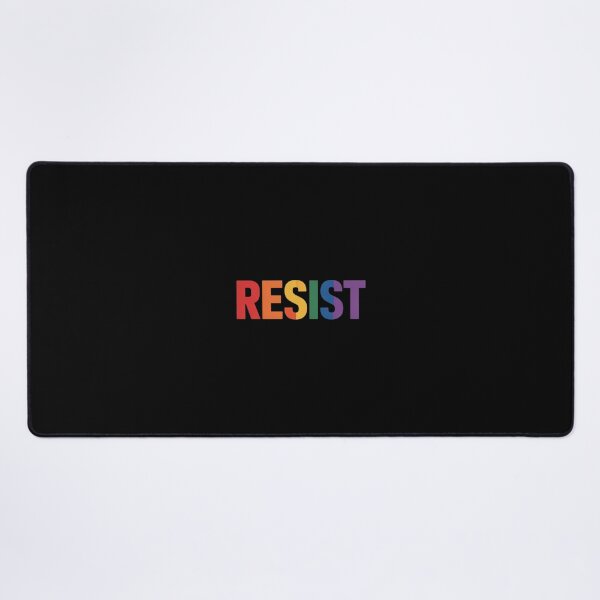 Item preview, Resist Rainbow Flag Nationa Pride March designed and sold by traceydowns.
