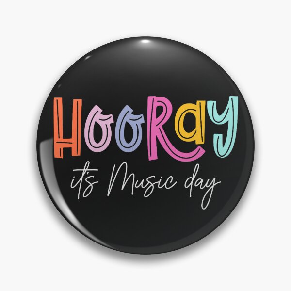 Item preview, Hooray It’s Music Day – Music Teacher Back to School Design designed and sold by BassRooted.